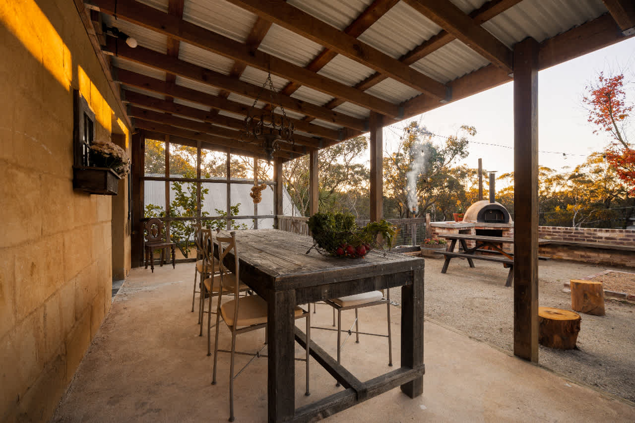 Holiday let management Blue Mountains ARC Escapes managed property verandah